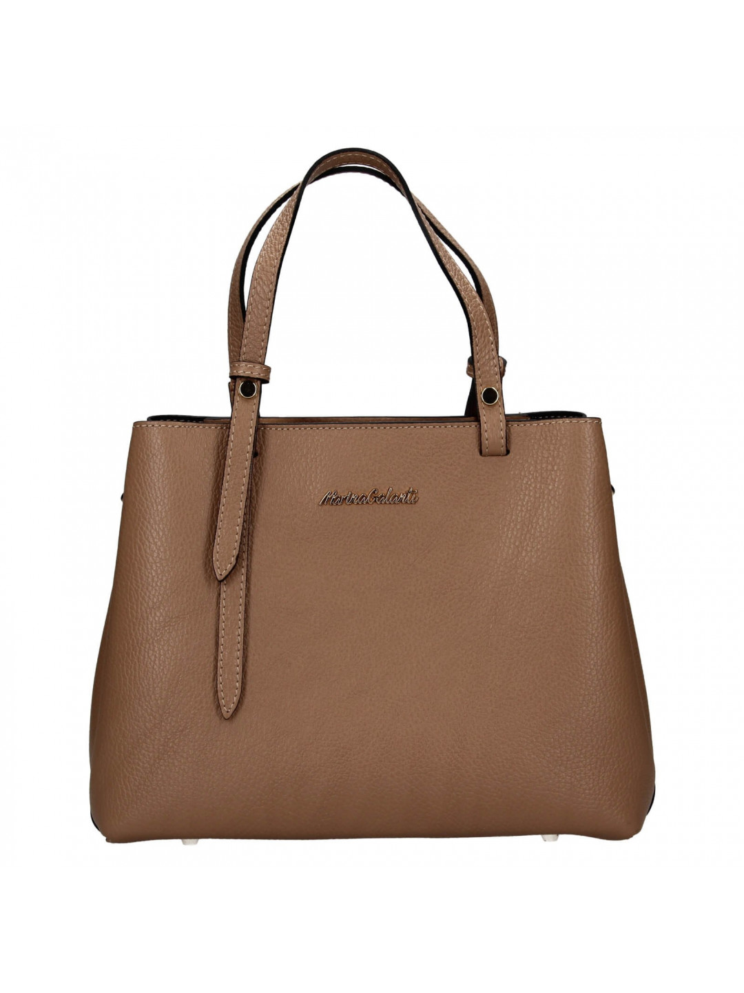 Dámská kožená kabelka Marina Galanti Velte – světle hnědá